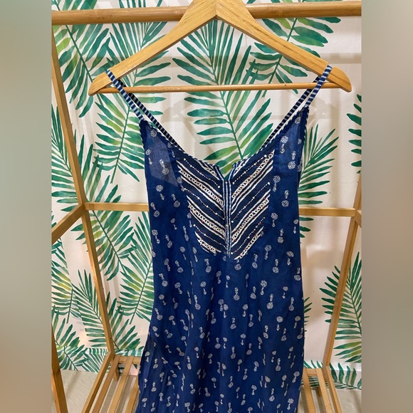 IMARA Indigo Cotton Kurta. - Picture 3 of 7